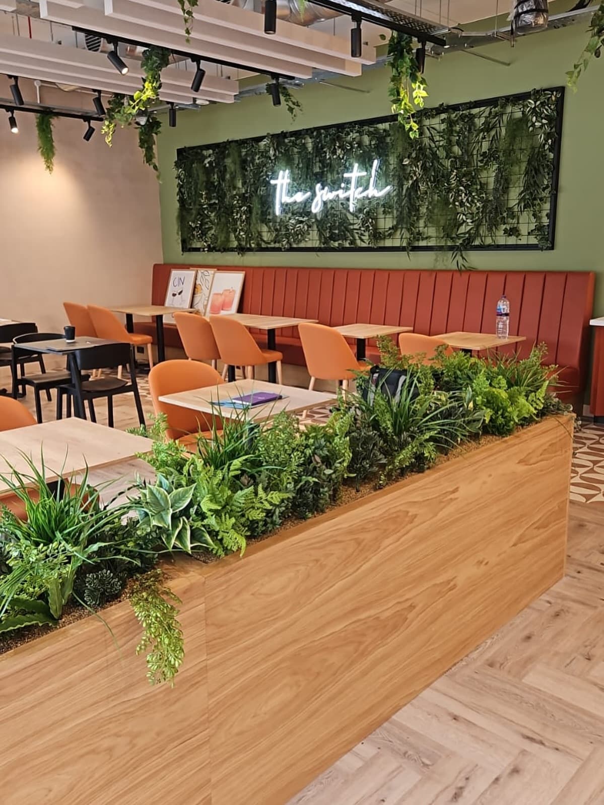 The Switch Cafe's Green Park dining space